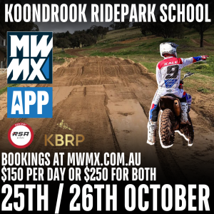 Koondrook Ride Park 25th/26th October