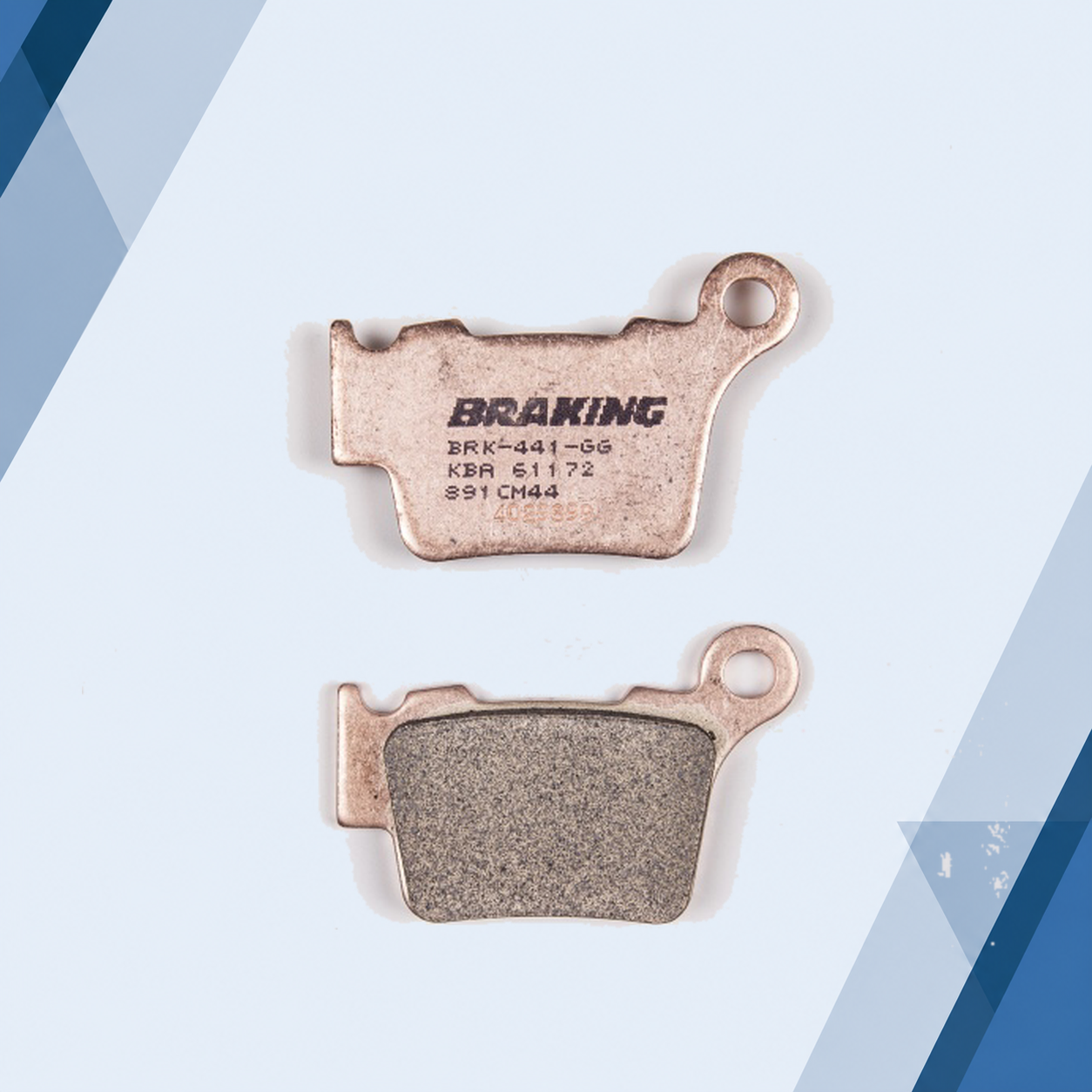 Braking 886 Rear Sintered Brake Pads