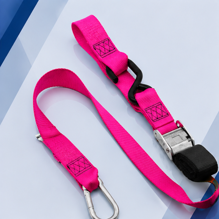 Tie Down Straps with Snap Hooks - Purple