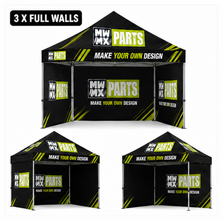 3X3 Circulex Custom Design Pit Tent - Package 4
